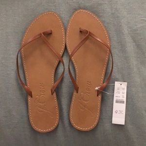 JCrew flip flop, never worn! Tags still on!